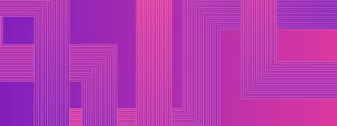 Mor Violet ve Pembe Soyut Sancak Geometrik Biçimli Posta, Arkaplan, Banner, Ad, Promo, Davetiye, Etc için İdeal