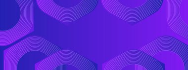 Mor Violet ve Beyaz Sancak Geometrik Çizgileri Soyut Gelecek İdeal Posta, Arkaplan, Banner, Ad, Promo, Davetiye, Etc