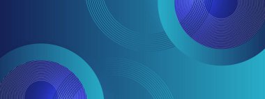 Posta, Arkaplan, Banner, Ad, Promo, Davetiye, Etc için Mükemmel Geometrik Biçimli Mavi ve Yeşil Basit Afiş