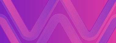 Mor Violet White ve Pembe Soyut Sancak Parlayan Geometrik Çizgiler Posta, Arkaplan, Banner, Ad, Promo, Davetiye, Etc İçin İdeal