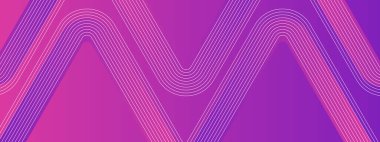 Mor Violet White ve Pembe Vektör Soyut Modern Fütüristik 3d Çizgi Afişi Posta, Arkaplan, Banner, Ad, Promo, Davetiye, Etc için İdeal Şekiller