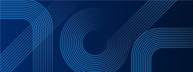 Mavi Soyut Banner Geometrik Çizgiler Posta, Arkaplan, Banner, Ad, Tanıtım, Davetiye, Etc için İdeal