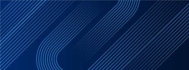 Mavi Soyut Banner Geometrik Çizgiler Posta, Arkaplan, Banner, Ad, Tanıtım, Davetiye, Etc için İdeal