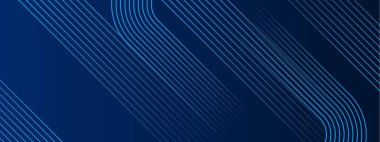 Posta, Arkaplan, Banner, Ad, Promo, Davetiye, Etc İçin Farklı Yönde Satırları Olan Mavi Soyut Sancak