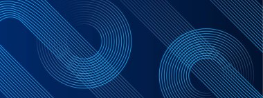 Mavi Vektör Soyut Modern Fütürist 3d Şekiller Posta, Arkaplan, Banner, Ad, Promo, Davetiye, Etc İçin İdeal