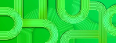 Posta, Arkaplan, Banner, Ad, Promo, Davetiye, Etc için Büyük Kavisli Satır İdeal Yeşil Arkaplan