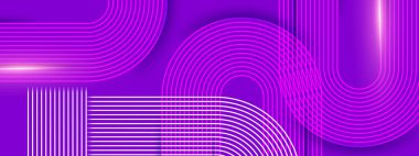 Mor Menekşe Pembe ve Beyaz Soyut Sancak Farklı Yönde İdeal Posta, Arkaplan, Banner, Ad, Promo, Davetiye, Etc