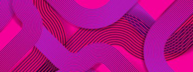 Posta, Arkaplan, Banner, Ad, Promo, Davetiye, Etc İçin İdeal Satırlı Pembe Reklam Mavi SancağıName