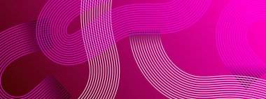 Pembe ve Beyaz Soyut Banner Geometrik Çizgiler Posta, Arkaplan, Banner, Ad, Promo, Davetiye, Etc için İdeal