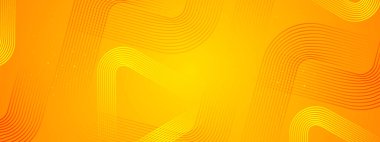 Sarı ve Turuncu Banner Geometrik Çizgileri Soyut Gelecek İdeal Posta, Arkaplan, Banner, Ad, Promo, Davetiye, Etc