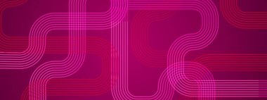 Posta, Arkaplan, Banner, Ad, Promo, Davetiye, Etc için Farklı Yönler İdeal Pembe ve Kırmızı Soyut Sancak