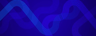 Mavi Vektör Soyut Modern Fütürist 3d Şekiller Posta, Arkaplan, Banner, Ad, Promo, Davetiye, Etc İçin İdeal