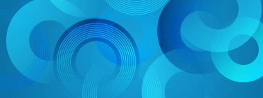 Posta, Arkaplan, Banner, Ad, Promo, Davetiye, Etc için Geometrik Biçim İdeal Mavi Basit Sancak