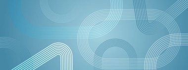 Beyaz ve Gri Banner Geometrik Çizgileri Soyut Fütürist Posta, Arkaplan, Banner, Ad, Promo, Davetiye, Etc