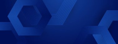 Mavi Vektör Soyut Modern Fütürist 3d Şekiller Posta, Arkaplan, Banner, Ad, Promo, Davetiye, Etc İçin İdeal