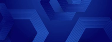 Posta, Arkaplan, Banner, Ad, Promo, Davetiye, Etc için Geometrik Çizgileri Tasarımı İdeal Mavi Soyut Sancak