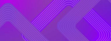 Mor Violet Soyut Sancak Geometrik Çizgileri Posta, Arkaplan, Banner, Ad, Promo, Davetiye, Etc için İdeal