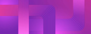 Posta, Arkaplan, Banner, Ad, Promo, Davetiye, Etc İçin Mor Violet Soyut Sancaklı Parlayan Geometrik Çizgiler İdeal