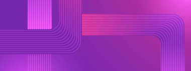 Mor Menekşe Soyut Sancak Geometrik Çizgiler Posta, Arkaplan, Banner, Ad, Promo, Davetiye, Etc için İdeal Tasarım