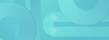 Posta, Arkaplan, Banner, Ad, Promo, Davetiye, Etc için Geometrik Biçim İdeal Mavi Basit Sancak