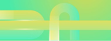 Posta, Arkaplan, Banner, Ad, Promo, Davetiye, Etc İçin Satır İdeal Yeşil ve Sarı Afiş