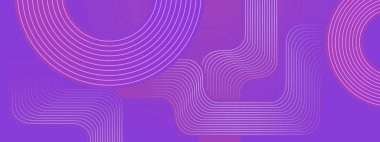 Mor Menekşe Vektörü Soyut Modern Fütürist 3d Şekiller Posta, Arkaplan, Banner, Ad, Promo, Davetiye, Etc İçin İdeal