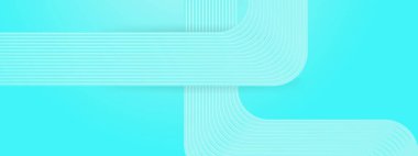 Posta, Arkaplan, Banner, Ad, Promo, Davetiye, Etc için Geometrik Çizgileri Tasarımı İdeal Mavi Soyut Sancak