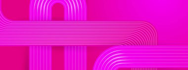 Posta, Arkaplan, Banner, Ad, Promo, Davetiye, Etc için Büyük Kavisli Çizgi İdeal Pembe Arkaplan