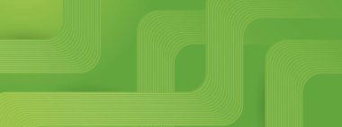 Posta, Arkaplan, Banner, Ad, Promo, Davetiye, Etc İçin Farklı Yönde Satırları Olan Yeşil Soyut Sancak