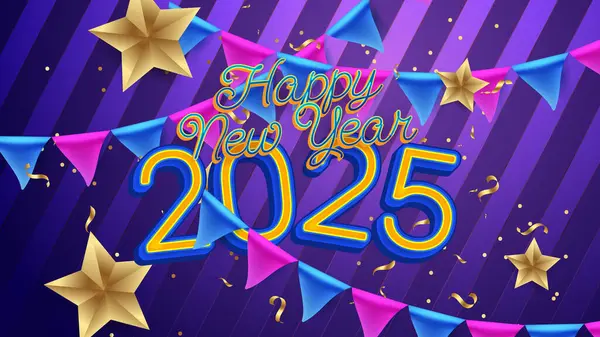 Renkli Kutlama 2025 Tasarım Arkaplanı