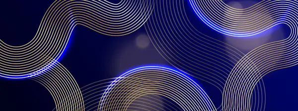 Blue and Black Vector Soyut Modern Futuristic 3d Satır Sancaklı Posta, Arkaplan, Banner, Ad, Promo, Davetiye, Etc