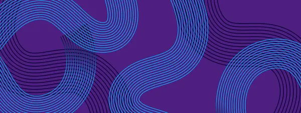 Mavi Siyah ve Mor Basit Menekşe Soyut Sancak Geometrik Biçim İdeal Posta, Arkaplan, Banner, Ad, Promo, Davetiye, Etc