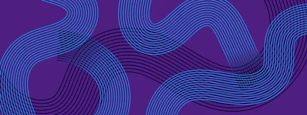 Blue Black and Purple Violet Soyut Sancak Geometrik Çizgileri Posta, Arkaplan, Banner, Ad, Promo, Davet, Etc