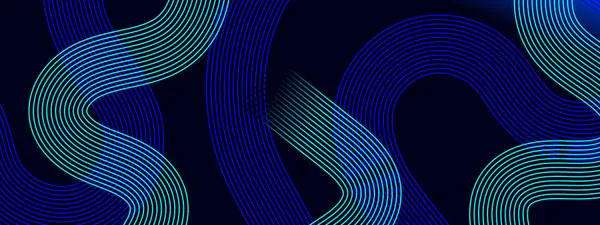 Mavi ve Siyah Bayrak Geometrik Çizgileri Posta, Arkaplan, Banner, Ad, Promo, Davetiye, Etc