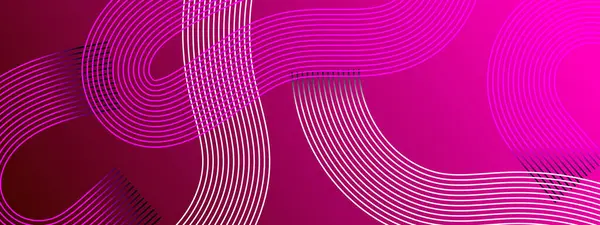 Pembe ve Beyaz Soyut Banner Geometrik Çizgiler Posta, Arkaplan, Banner, Ad, Promo, Davetiye, Etc için İdeal