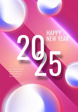 2025 Pembe Mavi ve Beyaz Soyut Modern Kapak Posteri Tasarımı Arkaplan