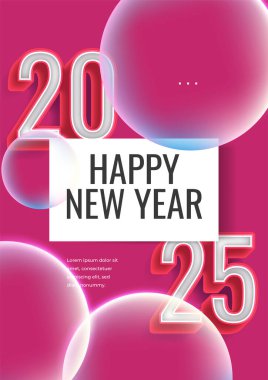 2025 Pembe Mavi ve Beyaz Soyut Modern Kapak Posteri Tasarımı Arkaplan