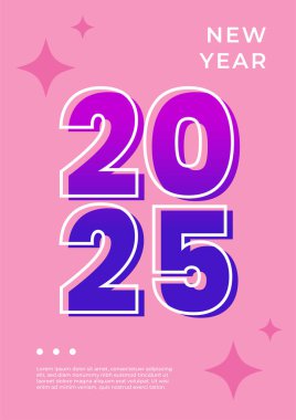 Mor Mor Mor Pembe ve Beyaz Minimalis 2025 Kapak Poster Tasarımı Arkaplan