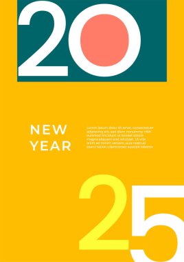 Yeşil Sarı ve Beyaz 2025 Modern Yıllık Rapor Şablonu