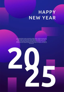 Mor Mor Mor Pembe ve Beyaz 2025 Modern Yıllık Rapor Şablonu