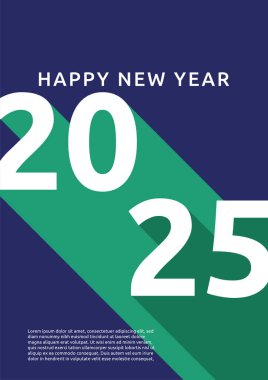 Mavi Yeşil ve Beyaz Soyut Teknoloji Kapağı 2025 Poster Tasarımı Arkaplan