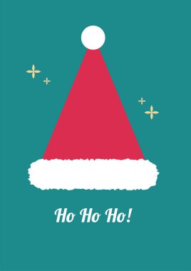 Neşeli Noel Mesajlı Bayram Kartı