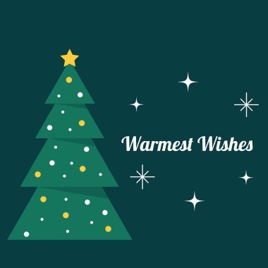 Noel Elementiyle Zarif Tatil Selamlaması