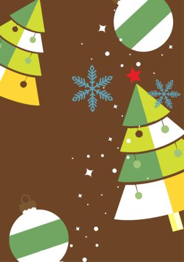 Şölen dekorlu, büyüleyici bir Noel kartı. Tatil Neşe ve Kutlamanın Özünü Yakalıyorum