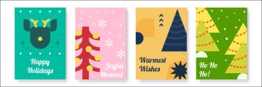 Noel ve Bayram Temalı Kutlama Kartları
