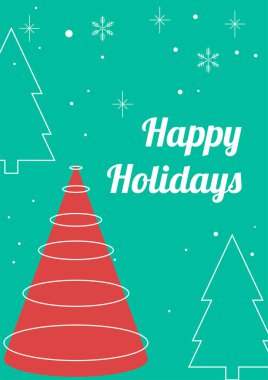 Renkli Chrismast elementiyle Neşeli Kutlama Grafiği. Kutlama ve Kutlama Temaları, Olumlu ve Mutluluk Taşıma İçin İdeal