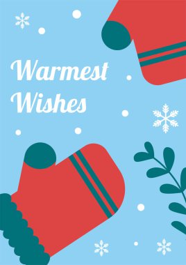 Geometrik Tasarımlı Sevgi ve Neşe Tatil Kartı. Bayram neşesi yaymak ve sevdiklerine sıcak dilekler göndermek için idealdir..