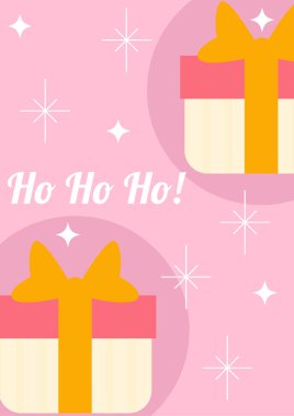 Mesajlı Noel Kartı. Noel sezonu boyunca neşeli ve neşeli anları yaymak için anlaşma