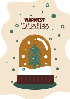 Renkli Noel Ağacı Tasarımı ve Festivalsel Tipografi Sanatı. Kutlama kartları, bayram dekorasyonu ve mevsimlik tasarımlar için mükemmel..