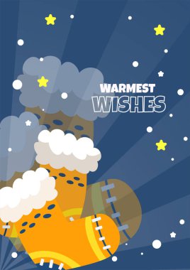 Noel Elementiyle Zarif Tatil Selamlaması